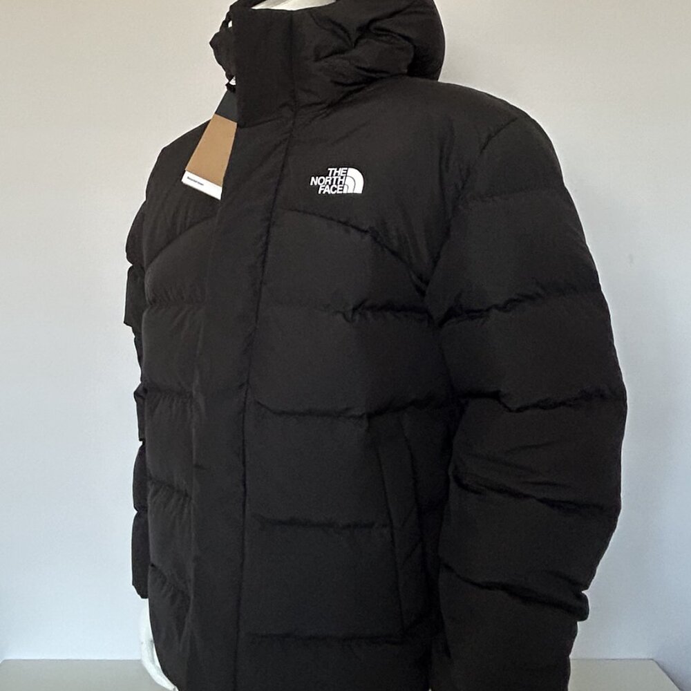 THE NORTH FACE MEN BALTIC 600 DOWN PUFFER HOODIE JACKET BLACK size S M L XL XXL - Picture 2 of 3